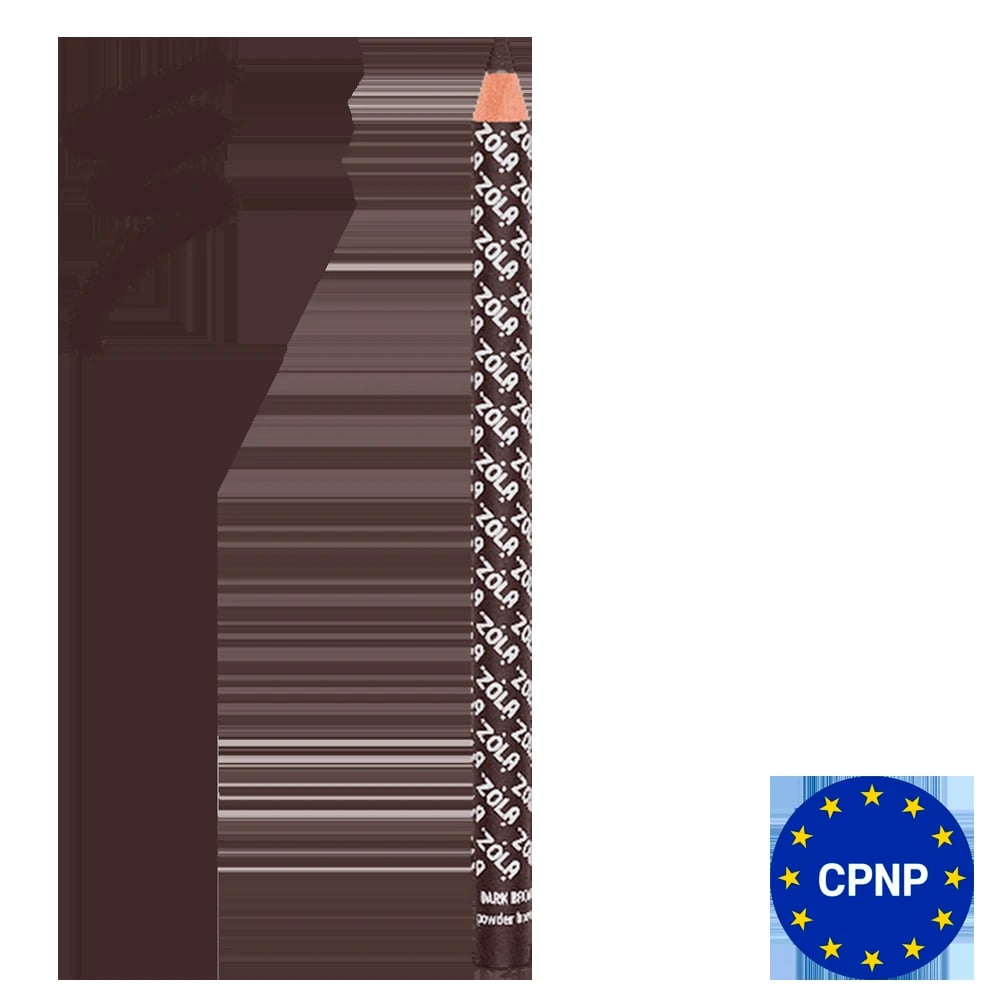 Zola Олівець Для Брів Пудровий Powder Brow Pencil Dark Brown — 1