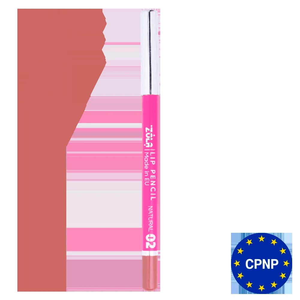 Zola Олівець Для Губ Lip Pencil 02 Natural — 1